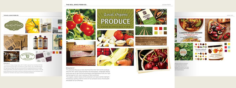 mood boards for website project