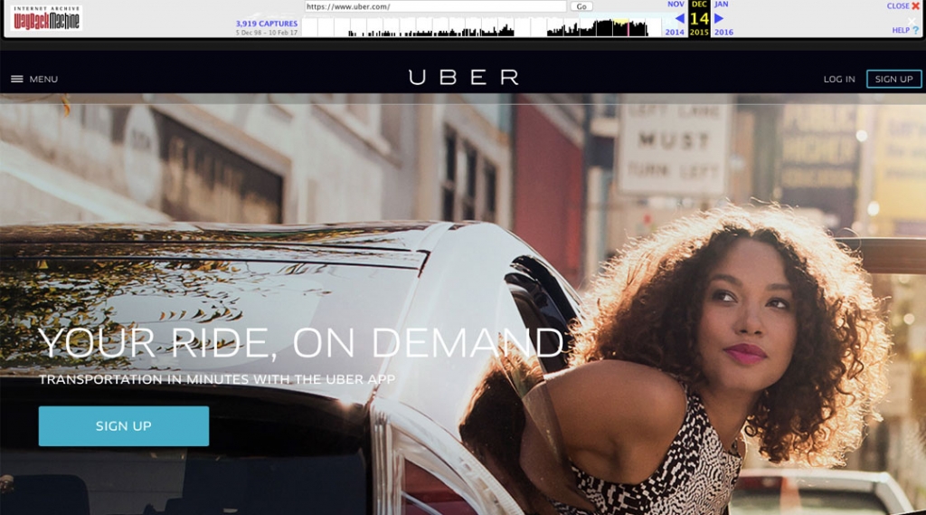 Uber 2015 Screenshot