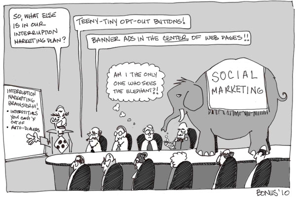social marketing elephant in the room