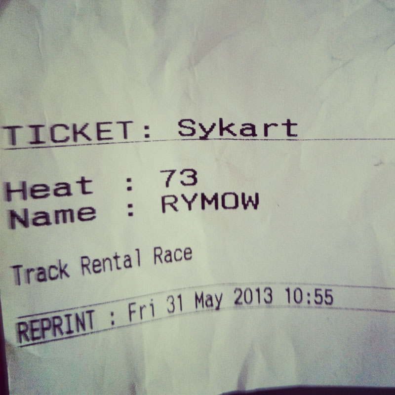 Ready for another race...